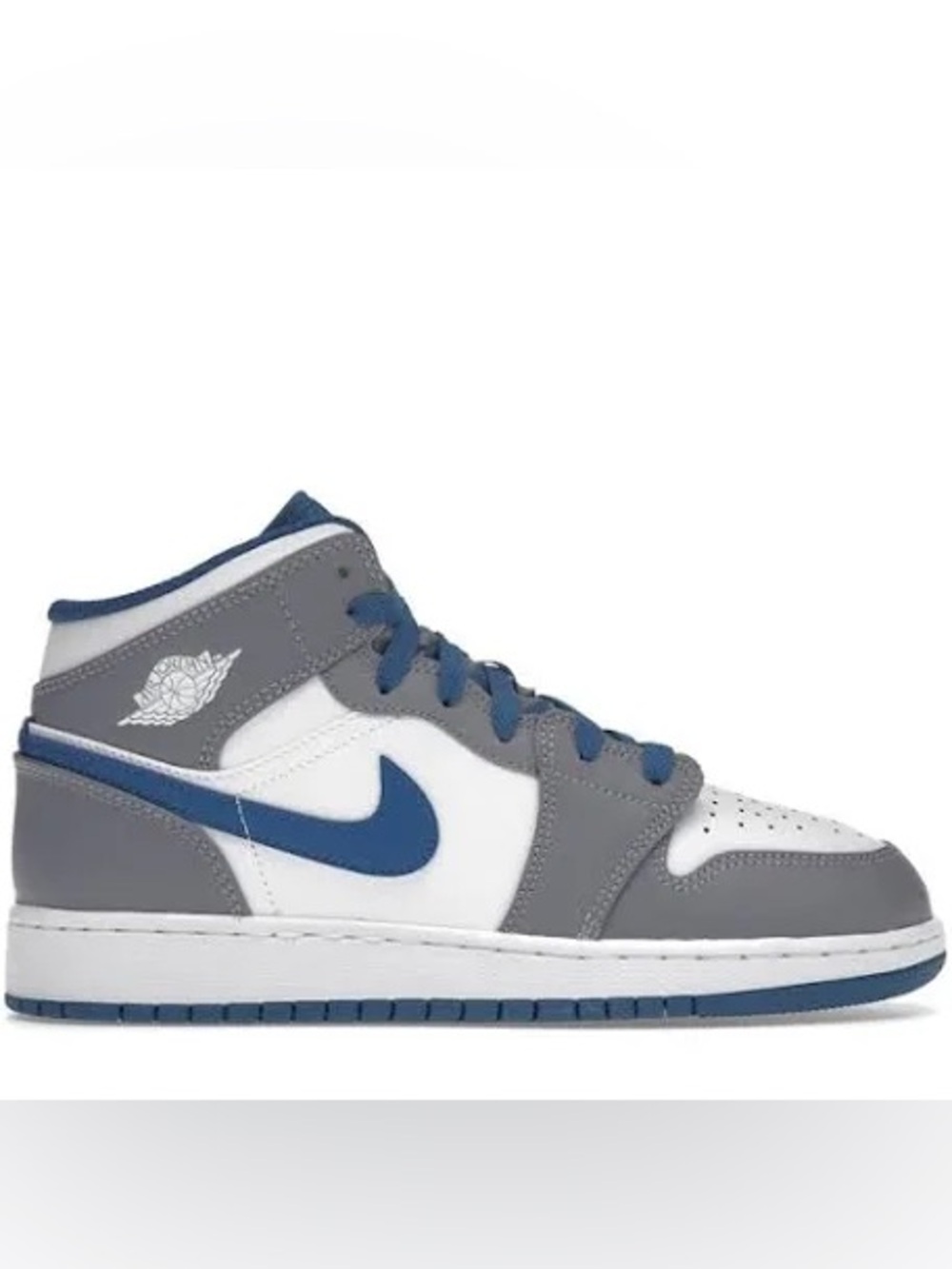 Nike Air Jordan 1 Low - White/Grey/Blue